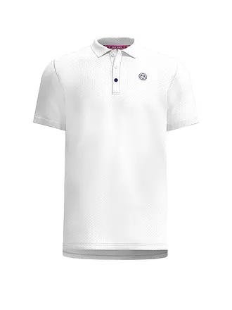 BIDI BADU | Polo de tennis Crew pour hommes | weiss